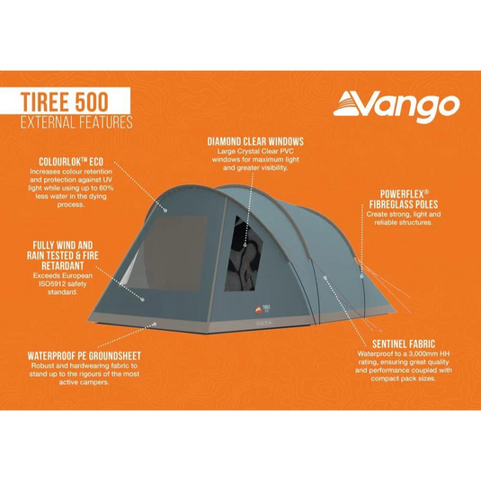 Vango | Tiree 500 | 5--Man Tent