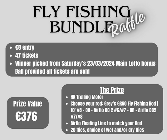 #12 Raffle: Fly Fishing Bundle with Greys Rod & Trolling Motor