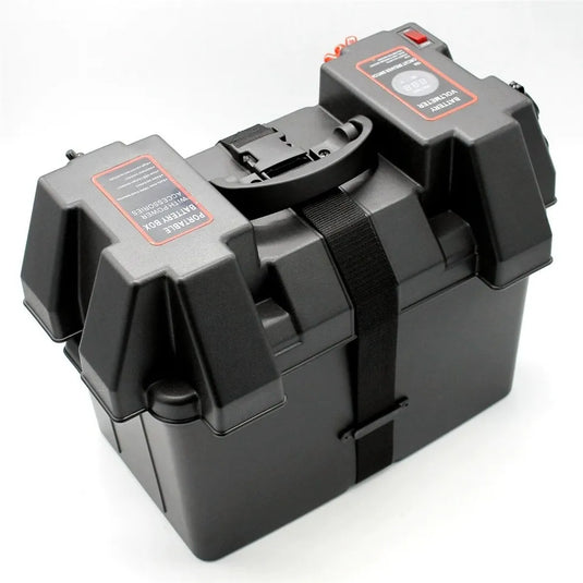 Wildhunter.ie - Marine Battery Box Storage with USB and sockets -  Marine Batteries 