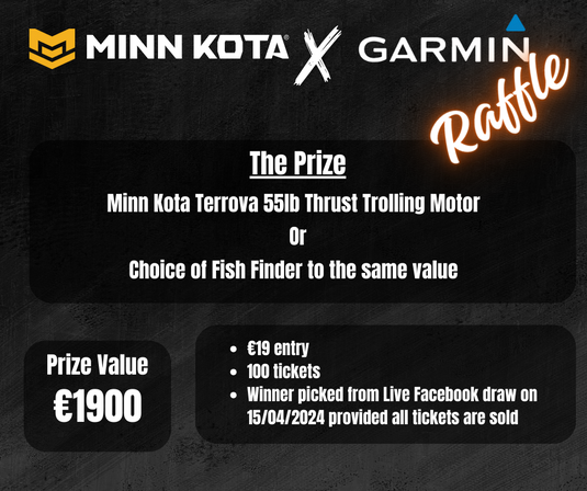 #11 Raffle: Choice of Minn Kota Terrova Engine or Garmin/Humminbird Fish Finder