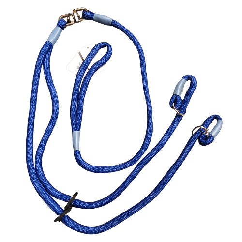 Wildhunter.ie - 3 Strand Dog Lead | Braided Slip Lead | Rubber Stop | 8mm | 1.5m -  Dog Leads 