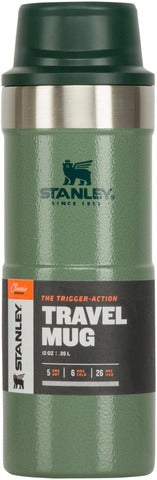 Wildhunter.ie - Stanley | Classic One Hand Vacuum Mug | 350ml | Green -  Camping Flasks 