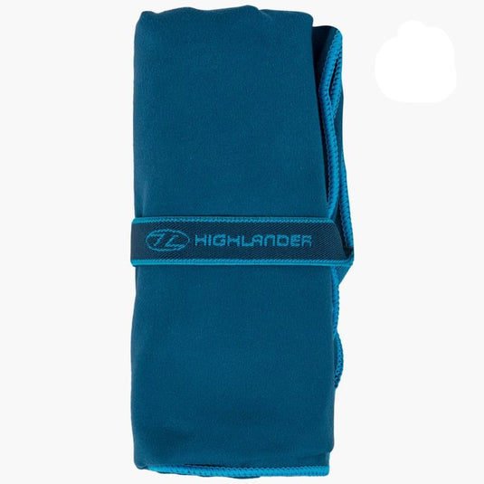 Wildhunter.ie - Highlander | Microfibre Travel Towel | Navy -  Camping Accessories 