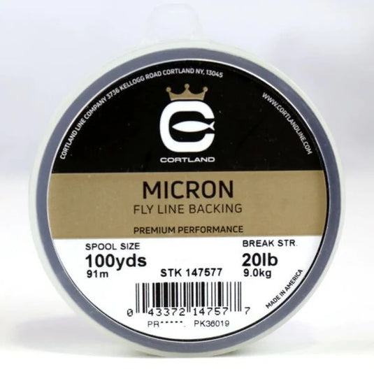 Wildhunter.ie - Cortland | Micron Fly Line Backing | 91m | 9.0kg -  Fly Fishing Leaders & Tippets 