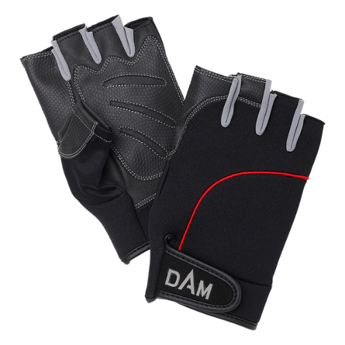 Wildhunter.ie - DAM | Neo Tec Half Finger Gloves | Black -  Gloves 