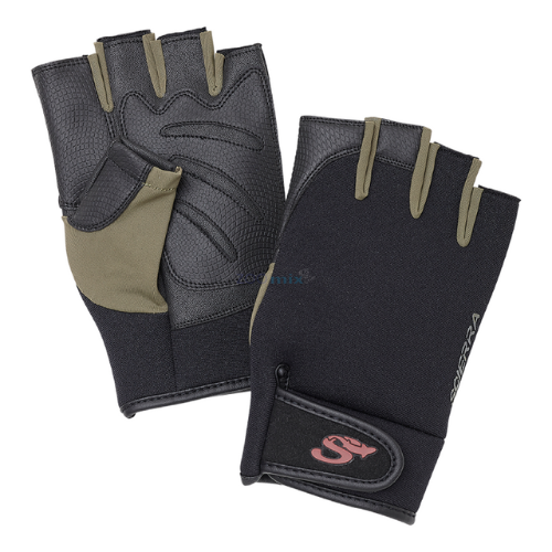 Wildhunter.ie - Scierra | Neo Stretch Half Finger Gloves | Black -  Gloves 