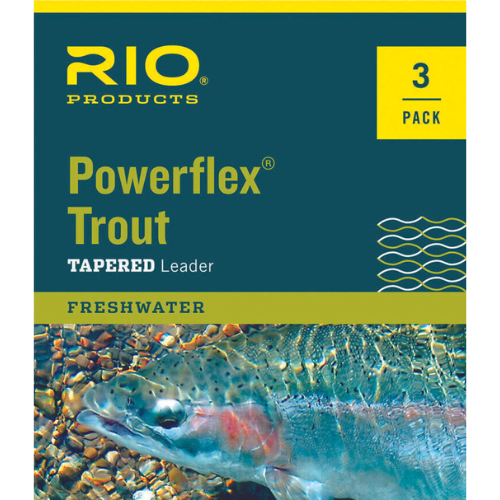 Wildhunter.ie - Rio | Powerflex Trout Tapered Leader | 9ft | 3pk | 2X -  Fly Fishing Lines & Braid 