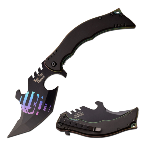 Wildhunter.ie - Dark Side Blades | Spring Assisted Knife -  Knives 