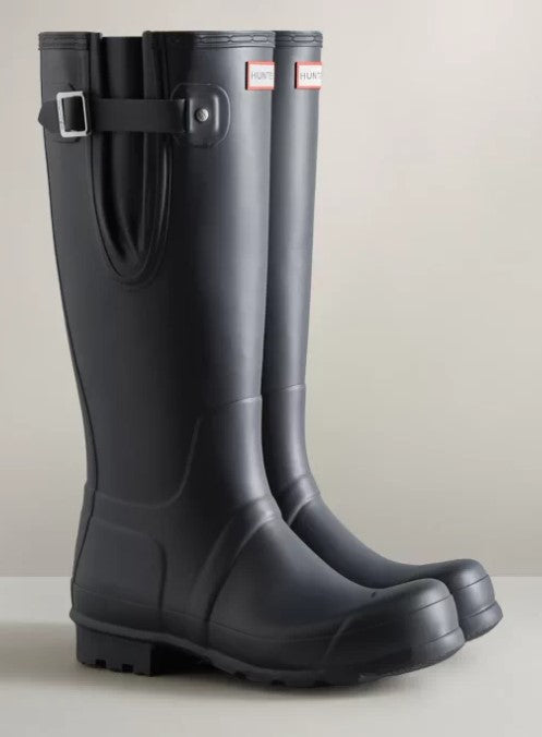 Wildhunter.ie - Hunter | Men's Tall Side Adjustable Wellington Boots | Navy -  Wellingtons 