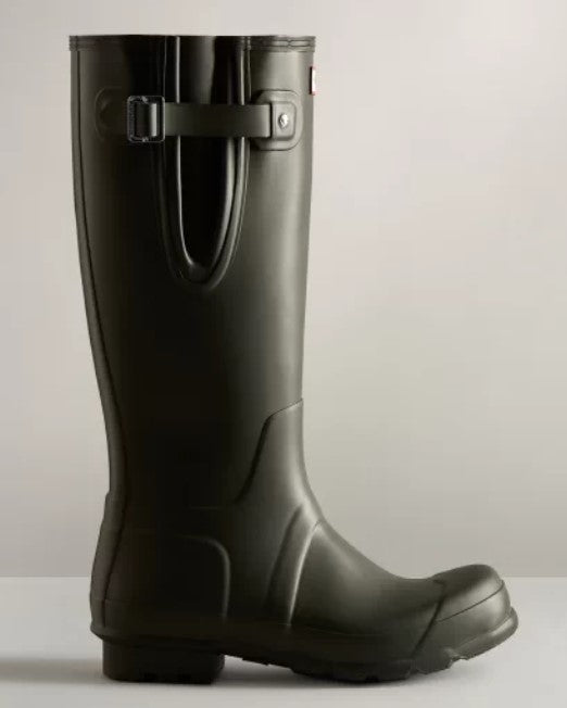 Wildhunter.ie - Hunter | Men's Tall Side Adjustable Wellington Boots | Dark Olive -  Wellingtons 