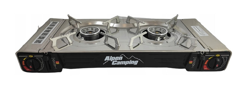 Load image into Gallery viewer, Wildhunter.ie - Inko-Time | Alpen Camping Texas Double Cooker -  Gas Cookers 
