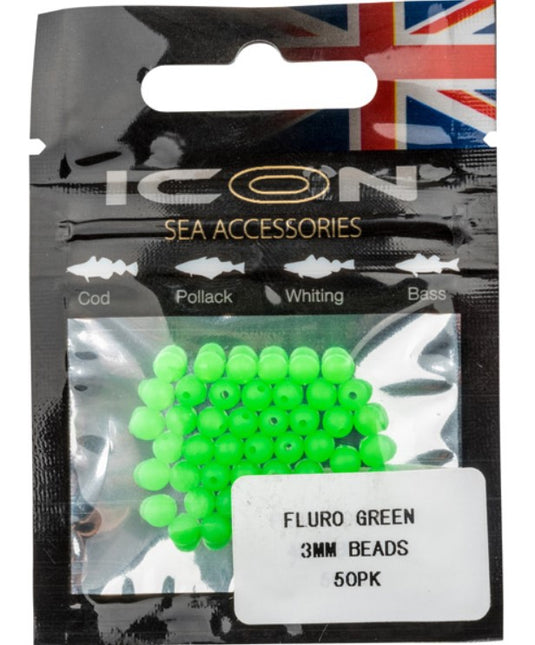Wildhunter.ie - Icon | Beads | 3mm | 50pk -  Coarse Fishing Accessories 