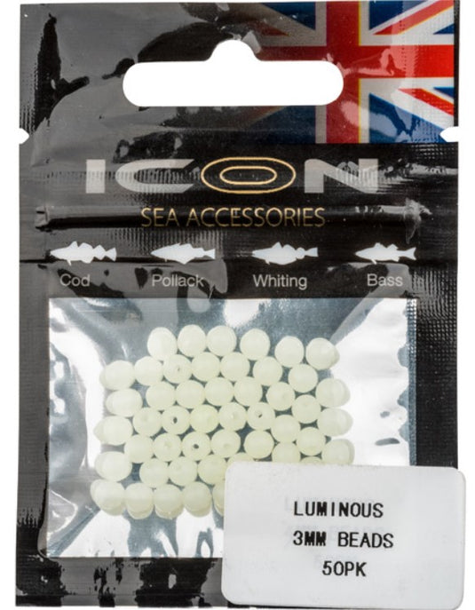Wildhunter.ie - Icon | Beads | 3mm | 50pk -  Coarse Fishing Accessories 