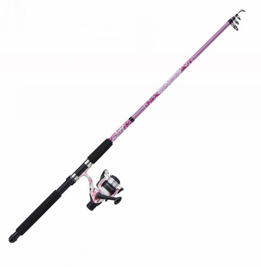 Wildhunter.ie - Mitchell | Tanager Pink Camo II Tele | 2.40m | 10-30g -  Predator Fishing Rods 