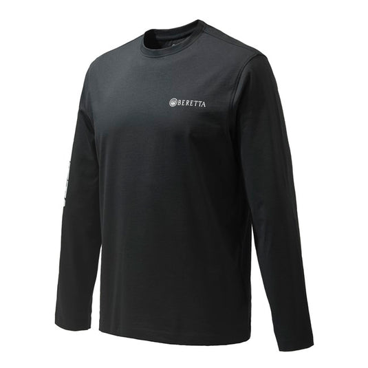Wildhunter.ie - Beretta | Team T-Shirt | Long Sleeves | Black -  Hunting Tshirts 
