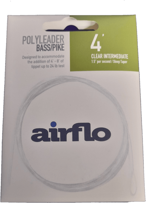 Wildhunter.ie - Airflo | Bass and Pike Polyleader | 4' Intermediate -  Fly Fishing Leaders & Tippets 