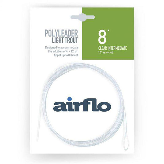 Wildhunter.ie - Airflo | Polyleader | Trout | 8' | Clear Hover | 0.5" per sec -  Fly Fishing Leaders & Tippets 