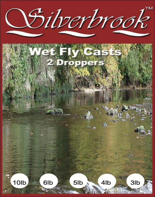 Wildhunter.ie - Silverbrook | Wet Fly Casts | 2 Droppers -  Fly Fishing Leaders & Tippets 