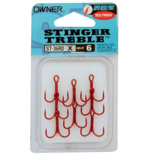 Wildhunter.ie - Owner | Stinger | Red Treble Hooks -  Predator Hooks 