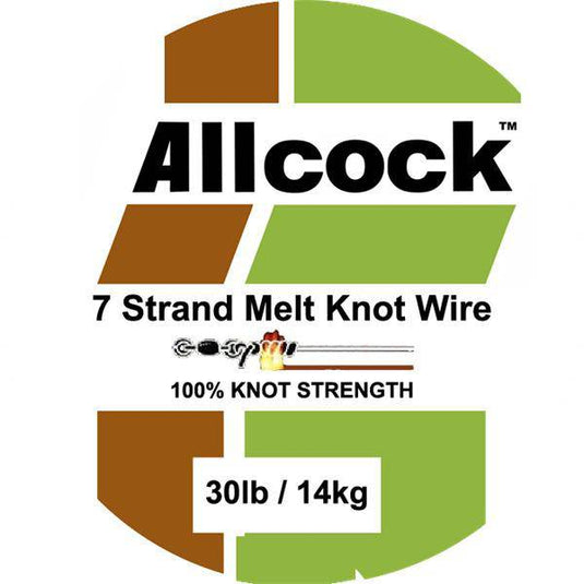 Wildhunter.ie - Allcock | 7 Strand Melt Knot Wire | 30lbs | 10m -  Predator Rig Making 