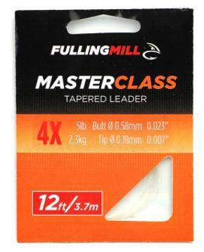 Wildhunter.ie - Fulling Mill | Masterclass | Tapered Leader | 12ft -  Fly Fishing Leaders & Tippets 