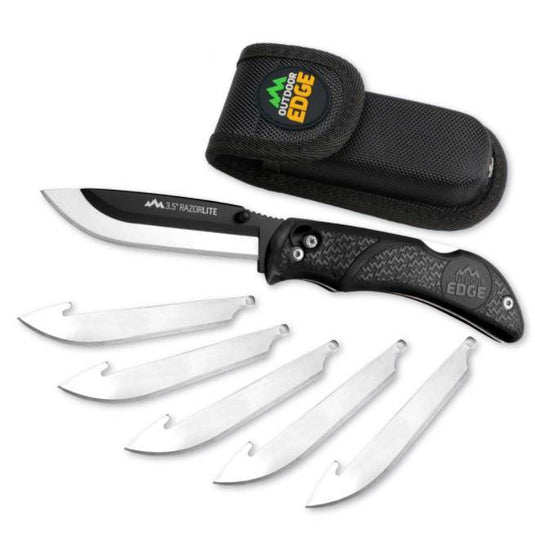 Wildhunter.ie - Outdoor Edge | Razor-Lite Knife | Black | Spring Assited Knife -  Knives 