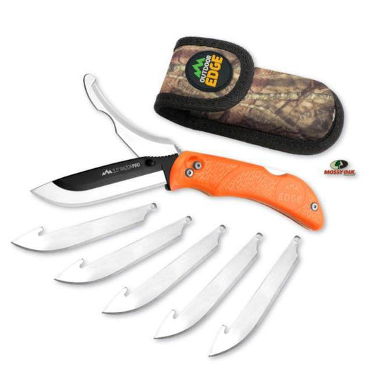 Wildhunter.ie - Outdoor Edge | Razor-Pro | 6 Blades Box Knife | Orange | Spring Assited Knife -  Knives 