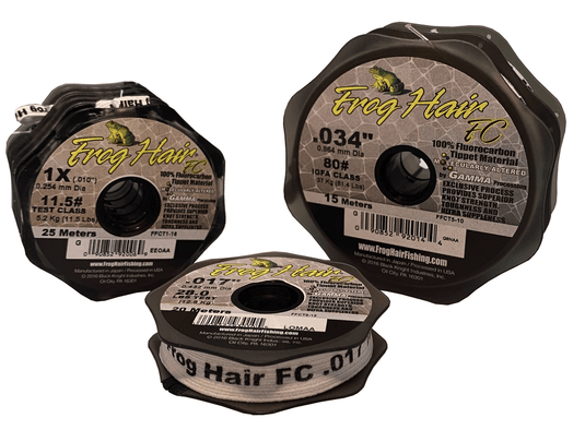 Wildhunter.ie - Frog Hair | Fluorocarbon Tippet Material |  25m -  Fly Fishing Leaders & Tippets 