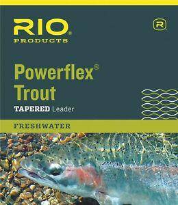 Wildhunter.ie - Rio | Powerflex Trout | Tapered Leader | 9ft | 4x | 6.4lbs -  Fly Fishing Leaders & Tippets 