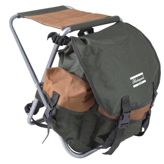 Wildhunter.ie - Shakespeare | Folding Stool With Backpack -  Fishing Accessories 