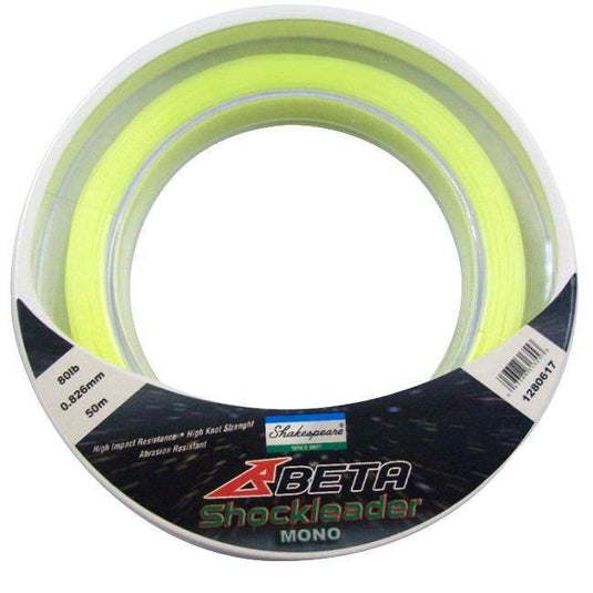 Wildhunter.ie - Shakespeare | Beta Shockleader | Monofilament | 50m -  Fly Fishing Leaders & Tippets 