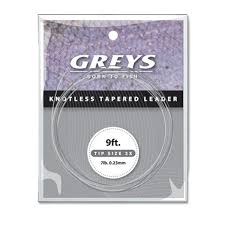Wildhunter.ie - Greys | Greylon Copolymer Knotless Tapered Leader | 6lb | 3x -  Fly Fishing Leaders & Tippets 