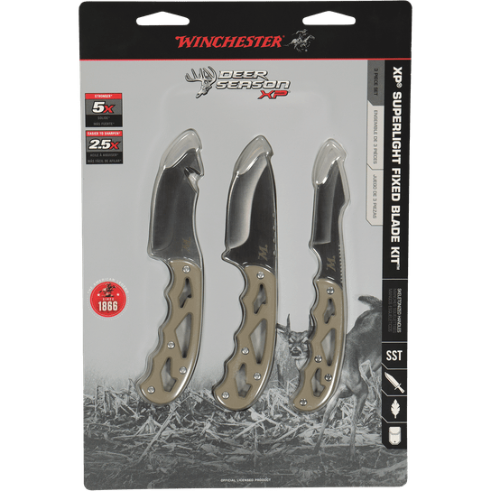 Load image into Gallery viewer, Wildhunter.ie - Winchester | Deer Season | XP Superlight | 4 Piece | Fixed Blade Knife Set -  Knives 
