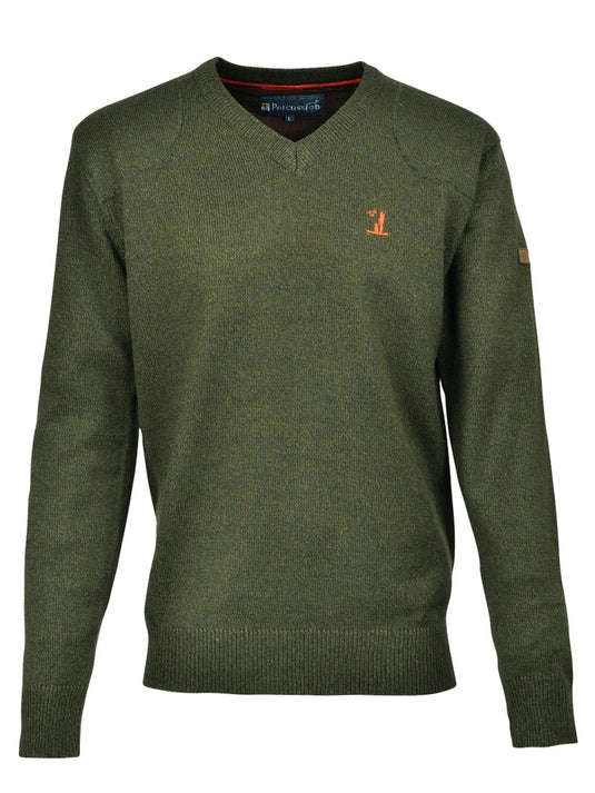 Wildhunter.ie - Percussion | V neck Wool Jumper -  Hunting Jumpers 