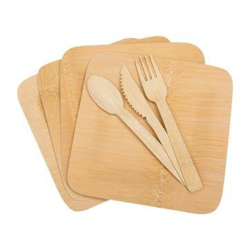 Load image into Gallery viewer, Wildhunter.ie - UST | Bamboo Dinner Set -  Camping Utensils 
