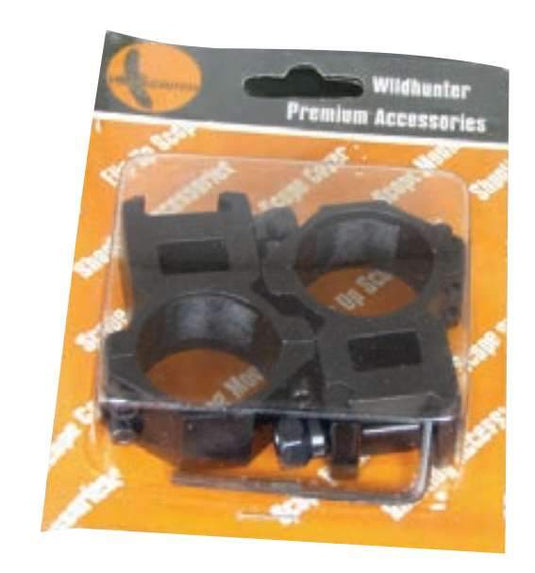 Wildhunter.ie - LYCAN Wildhunter Pro-Mounts 9-11mm High 1" Dovetail -  Rifle Rings & Mounts 